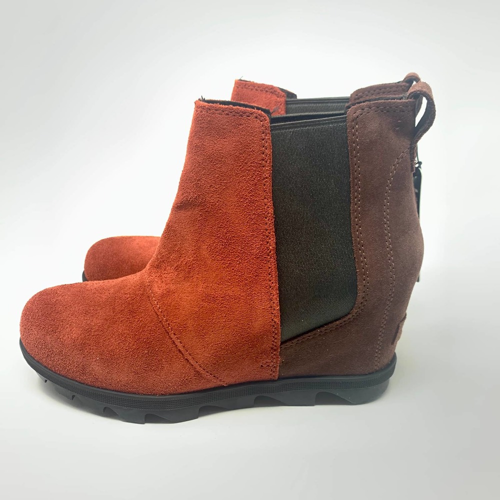 Sorel Joan of Arctic Wedge II Chelsea Bootie Red - Picture 10 of 12
